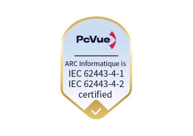 Foto ARC Informatique anuncia que la plataforma PcVue ha obtenido la certificación IEC 62443-4-2 SL2, un hito clave en su estrategia de ciberseguridad.